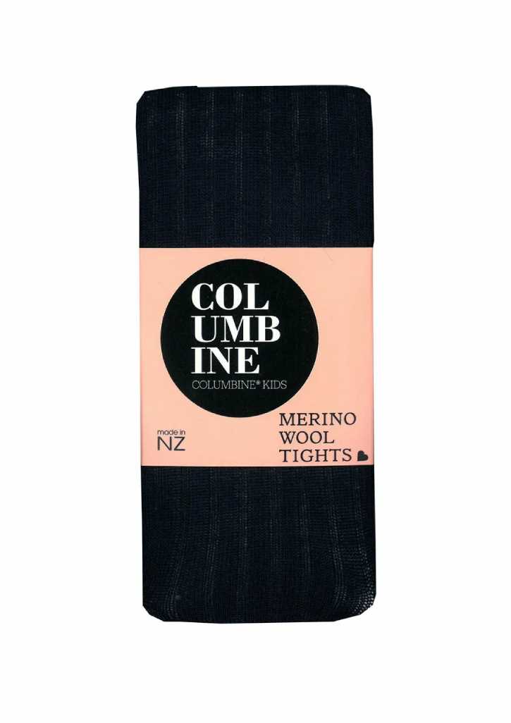 Merino Wool Tights Black